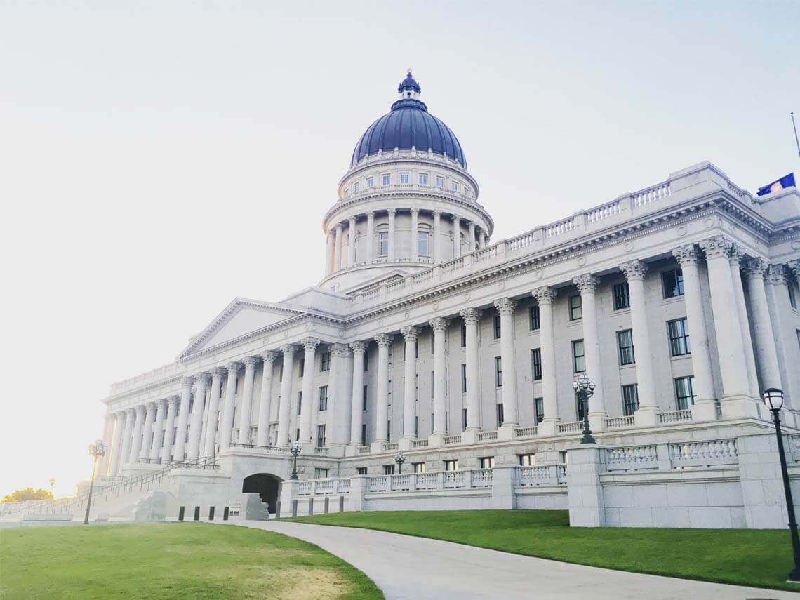 The Salt Lake city capital building government relations